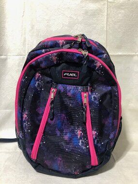 Fuel Galaxy Backpack With Pink Trim Lots of pockets